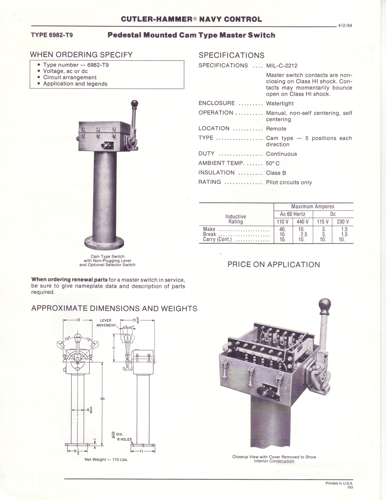 Switches, Cutler-Hammer